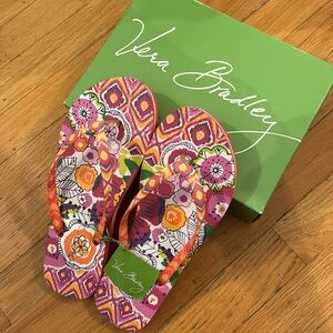 Vera Bradley Flip Flops- Clementine